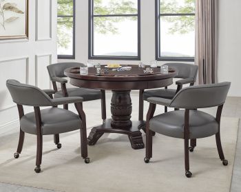 Tournament - 5 Piece Dining Set - Dark Gray