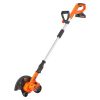 VEVOR Lawn Edger, 20 V Battery Powered Cordless Edger, 9-inch Blade Edger Lawn Tool with 3-Position Blade Depth, Battery and Charger Included, for Law