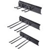 VEVOR Garage Tool Organizer, 300 lbs Max Load Capacity, Wall Mount Yard Garden Storage Rack Organization Heavy Duty with 6 Adjustable Hooks and 3 Rail