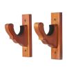 VEVOR Gun Rack Wall Mount, Horizontal Gun Rack and Shotgun Hooks, Single Gun Storage Display Rack For Wall, Gun Holder with Soft Padding holds Rifles,