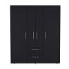 Armoire Elma, Bedroom, Black