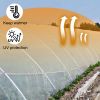 VEVOR Greenhouse Film 32 x 25 ft, Greenhouse Polyethylene Film 6 Mil Thickness, Greenhouse Plastic Clear Plastic Film UV Resistant, Polyethylene Film