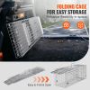 VEVOR Live Animal Cage Trap, 31" x 10" x 12" Humane Cat Trap Galvanized Iron, Folding Animal Trap with Handle for Rabbits, Stray Cats, Squirrels, Racc