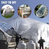 VEVOR Greenhouse Film 32 x 25 ft, Greenhouse Polyethylene Film 6 Mil Thickness, Greenhouse Plastic Clear Plastic Film UV Resistant, Polyethylene Film