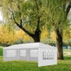 10*30FT Wedding Tent with 5 Removable Sidewalls,Outdoor Use for Party,Wedding,Marketplace