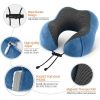 U Shaped Memory Foam Neck Pillows Soft Slow Rebound Space Travel Pillow Massage Sleeping Airplane Pillow Neck Cervical Bedding